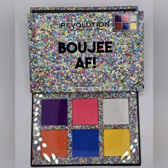Makeup Revolution Power 8 Ppans Rue Shadow Palette Boujee AF!‎ - Picture 2 of 6